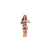 Costume 4 pièces soubrette sexy 